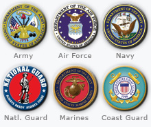 image of military branches symbols