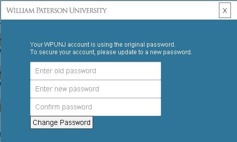 WPconnect Password Change Prompt