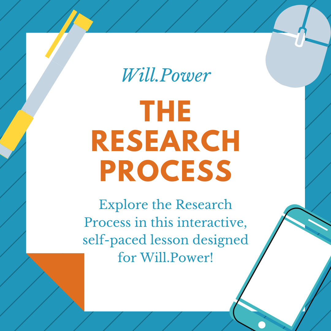 Will Power 102 Research Process activity thumbnail image
