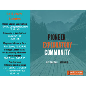 Pioneer Exploratory Community Flyer