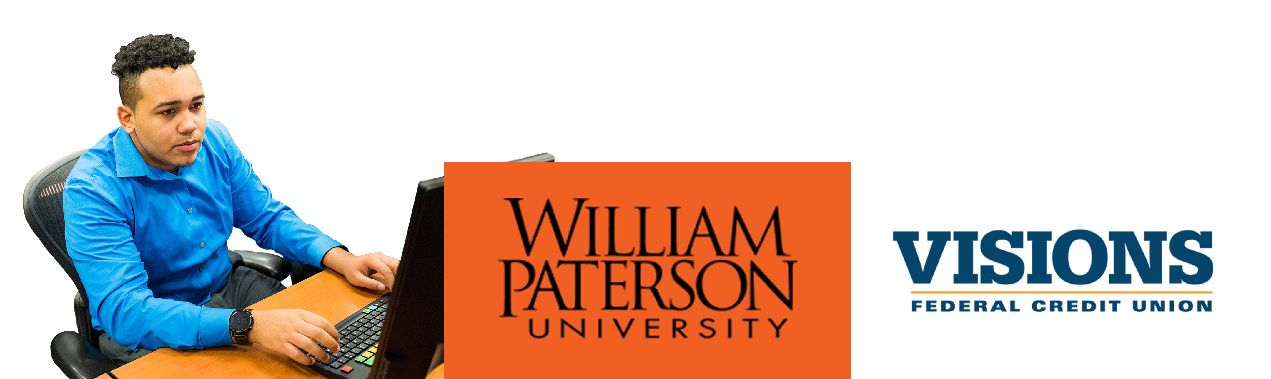 William Paterson University and Visions Federal Credit Union banner