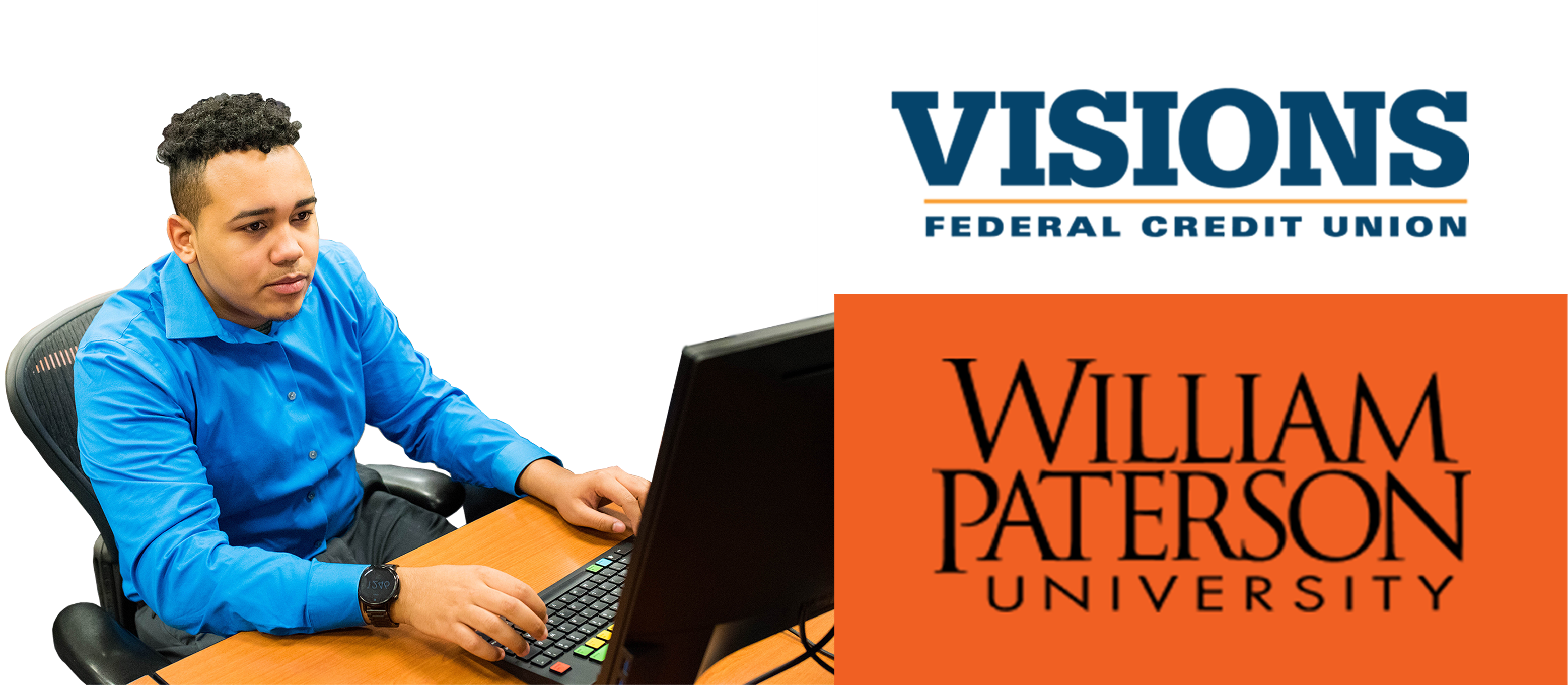 William Paterson University and Visions Federal Credit Union banner
