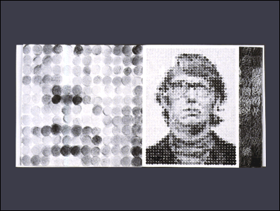 "Keith/Six Drawings" 1979 6"x6', Chuck Close