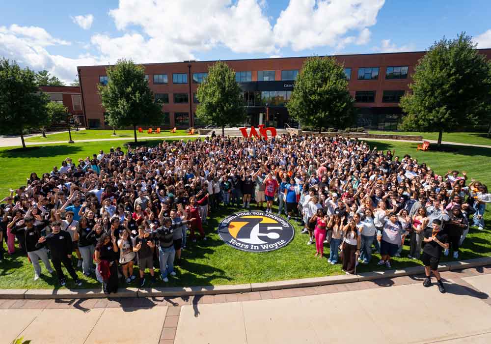 Members of the William Paterson University Class of 2030 gathered during Welcome Day