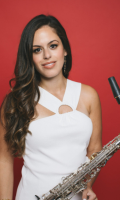 Saxophonist Alexa Tarrantino