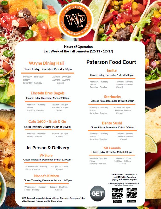 End Of Semester Hours FA23