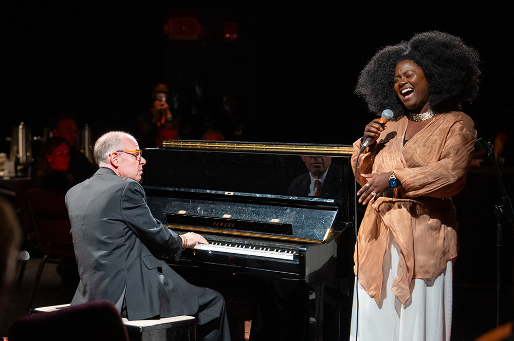 April May Webb performing with pianist Bill Charlap at Powerhouse of Sound