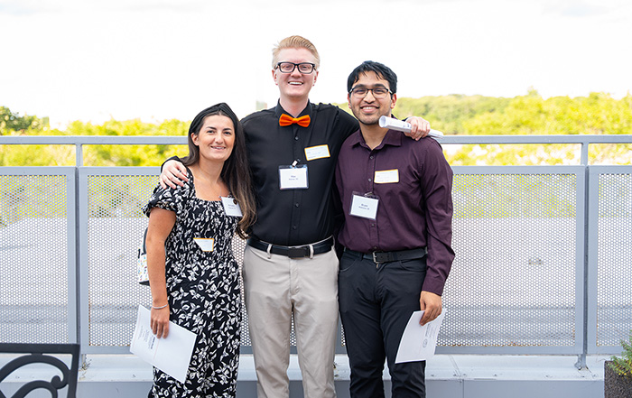 Young Honors alumni at the 50th anniversary celebration