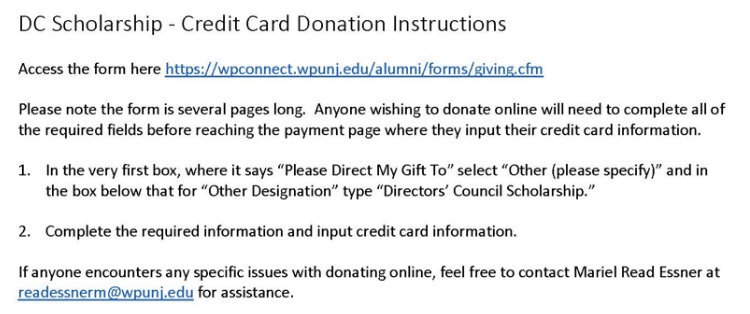Directors' Council Resources | William Paterson University