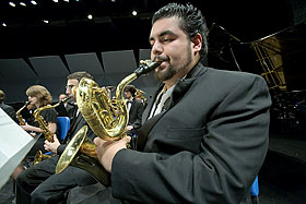 baritone sax player