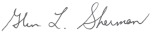 sherman signature