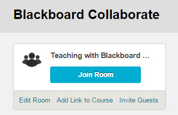 Bb Collaborate - Join Room