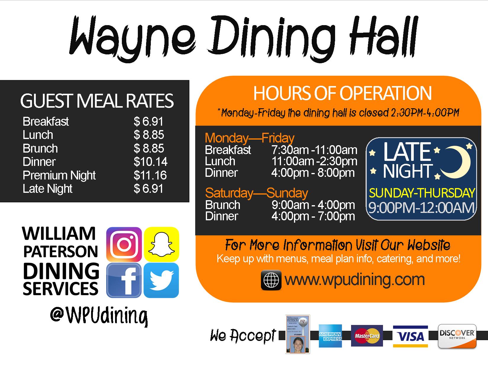 WPU Dining Sodexo William Paterson University