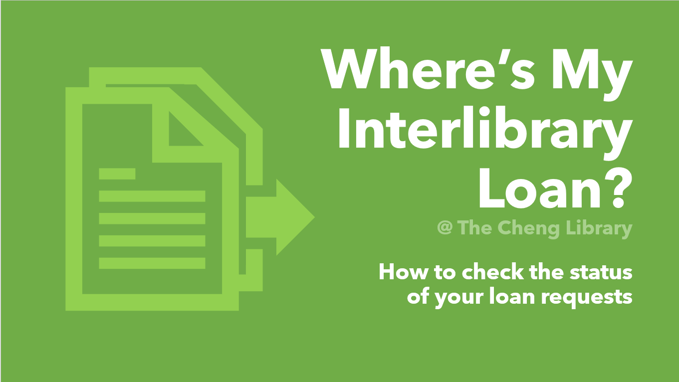 Interlibrary Loan Status tutorial image